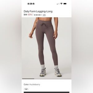 Vuori Daily Form Legging - Huckleberry